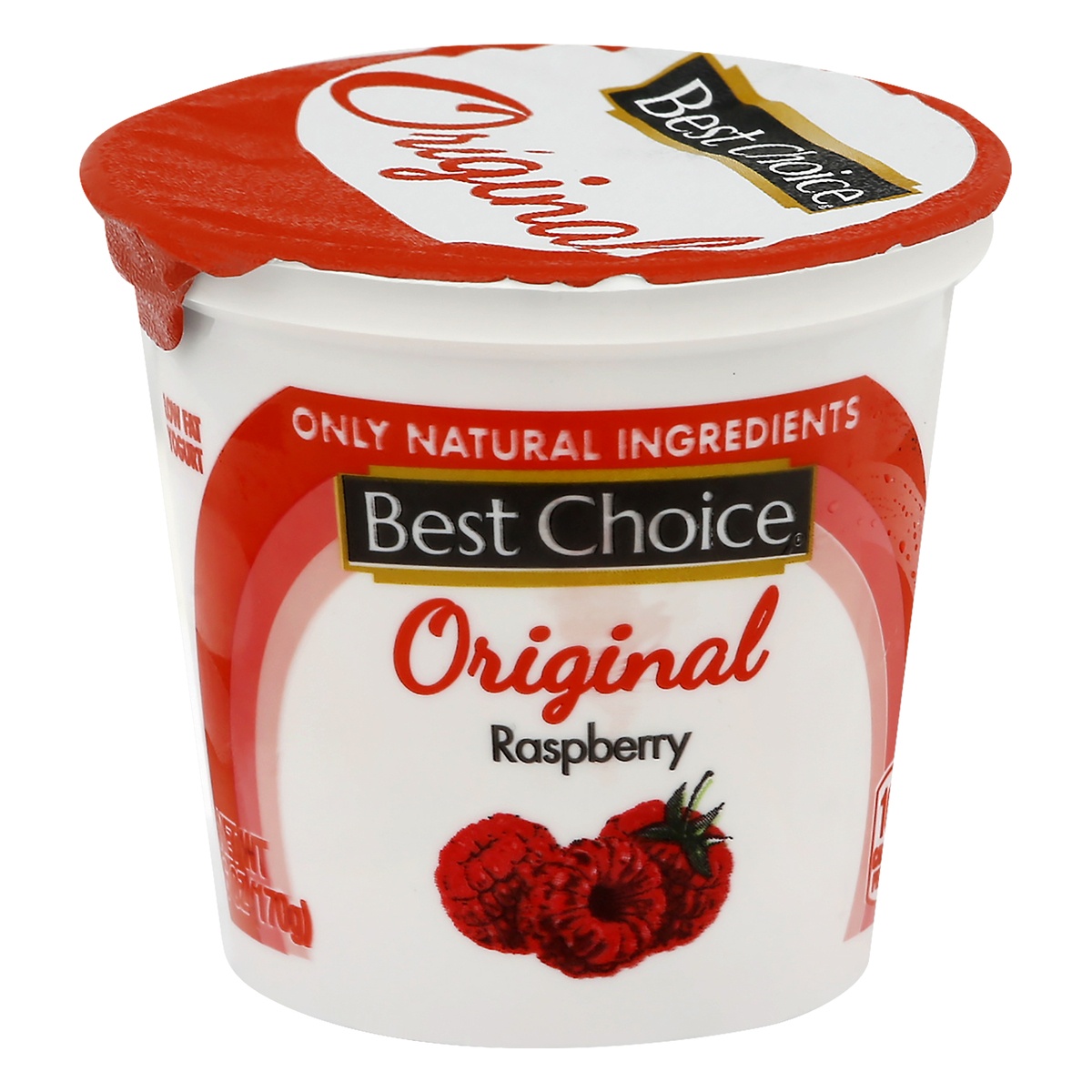 slide 1 of 1, Best Choice Original Raspberry Yogurt, 6 oz