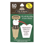 slide 1 of 1, Fill 'n Brew Replacement Coffee Filters, 50 ct