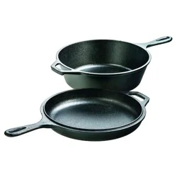 Lodge Cast Iron Seasoned Combo Cooker - 1 ea