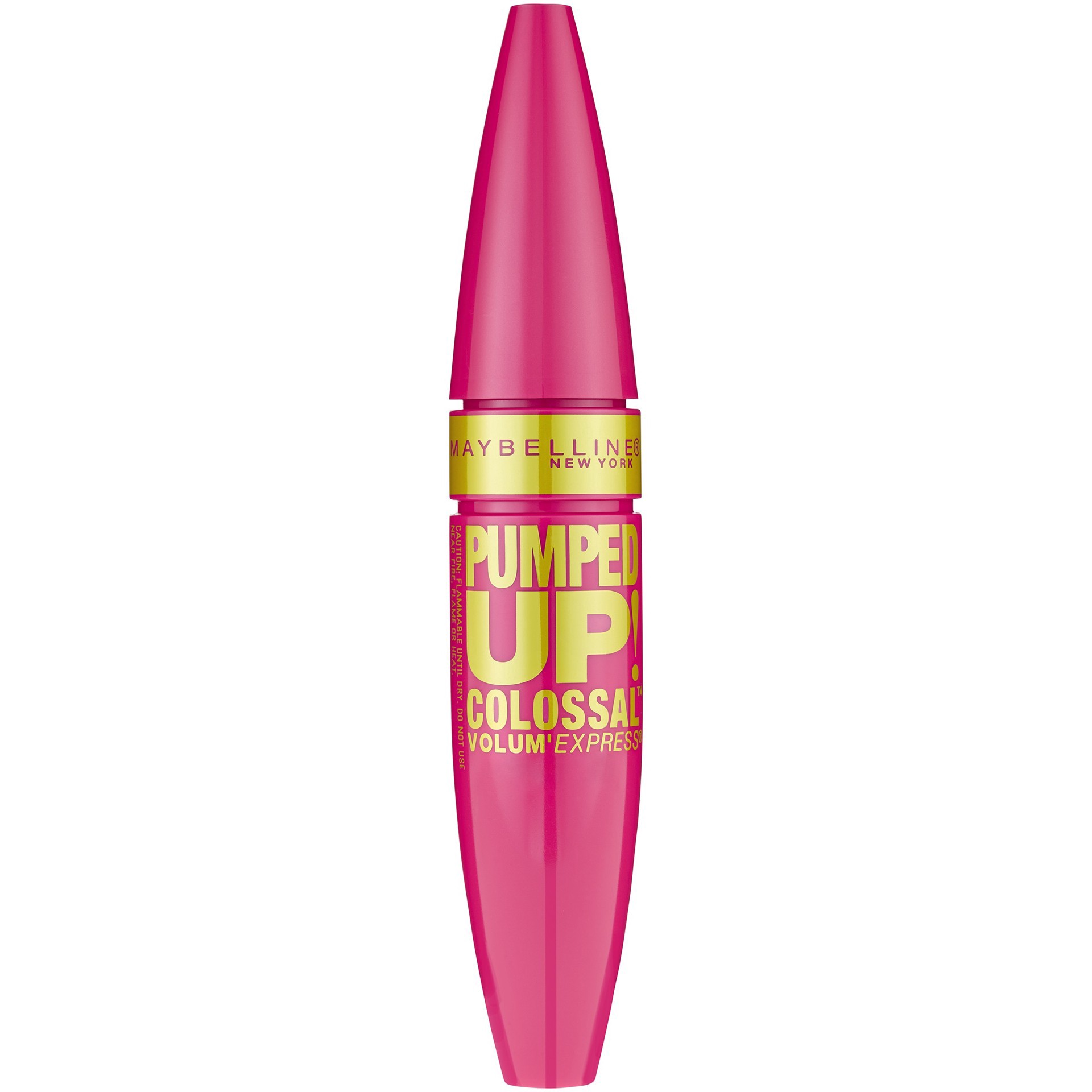 slide 3 of 7, Maybelline Volum' Express Pumped Up! Colossal Mascara - 213 Classic Black, 0.33 fl oz