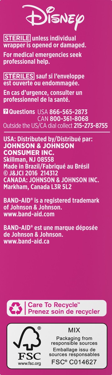 slide 2 of 7, Band-Aid Princesses Bandages, 20 ct