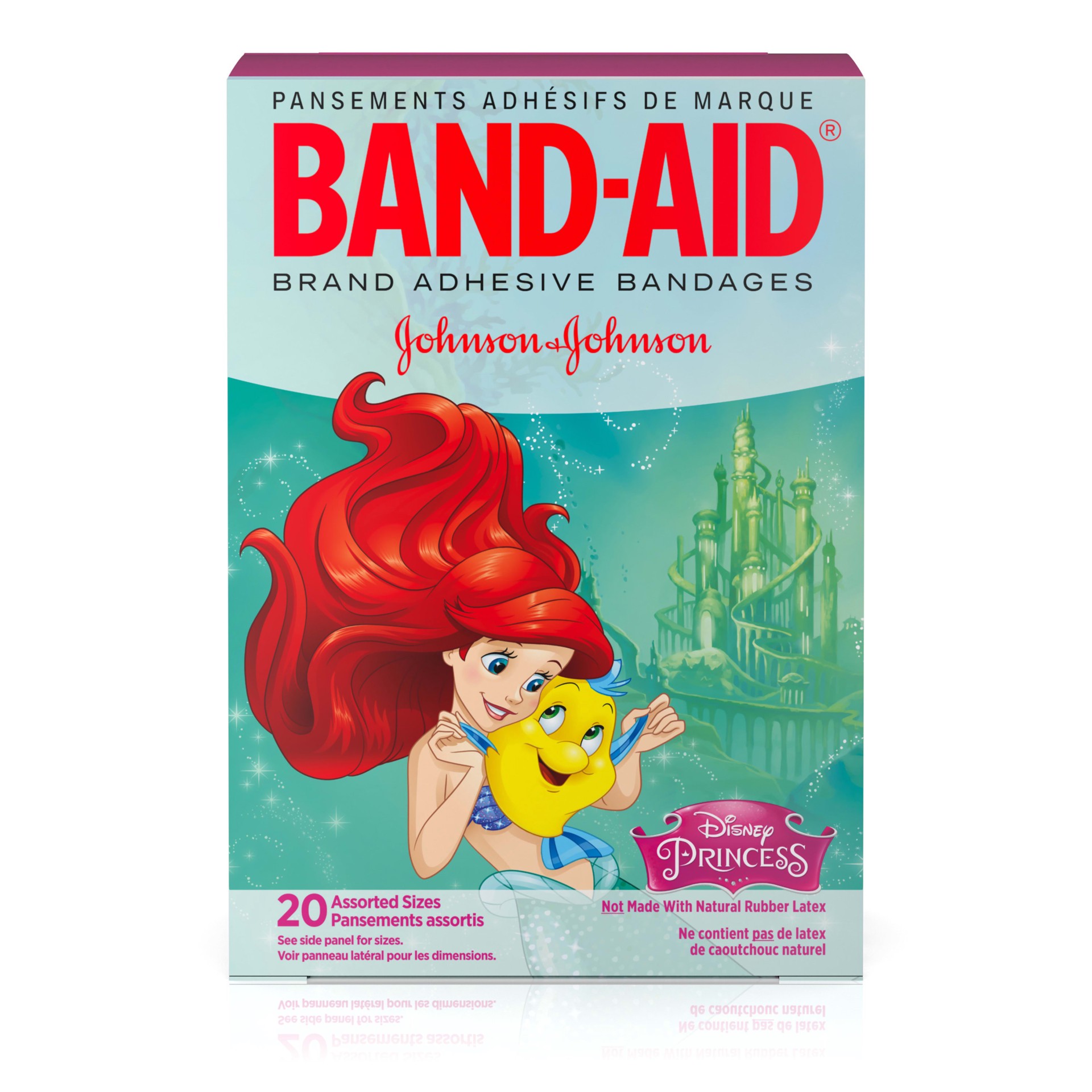 slide 1 of 7, Band-Aid Princesses Bandages, 20 ct