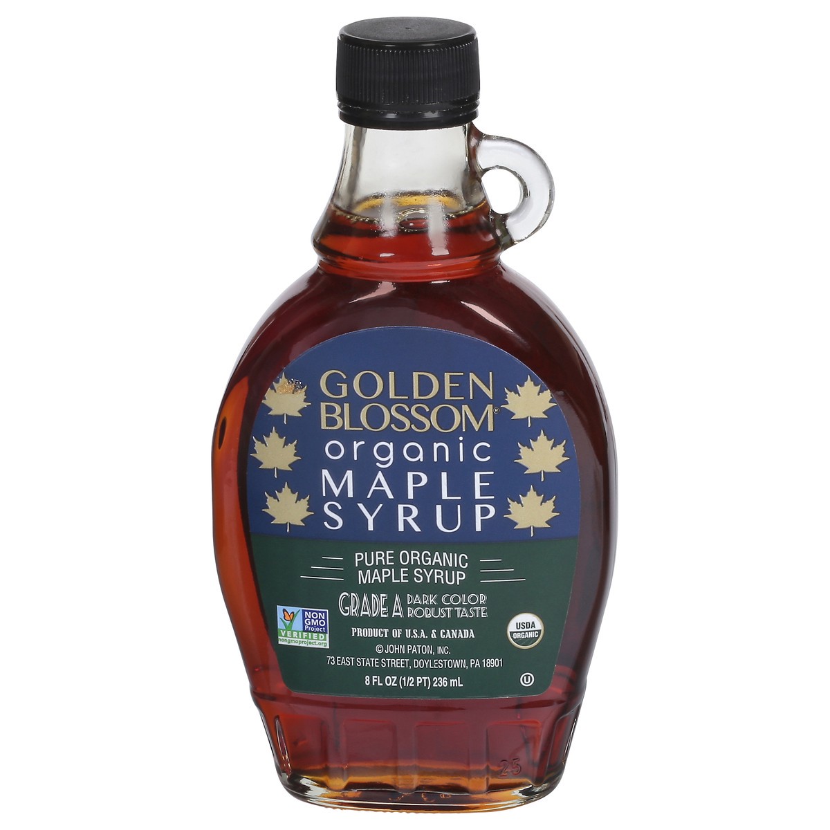 slide 13 of 13, Golden Blossom Honey Pure Organic Maple Syrup 8 fl oz, 8 fl oz