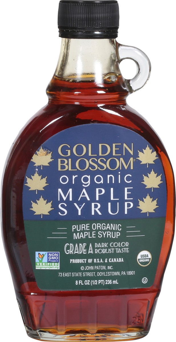 slide 5 of 13, Golden Blossom Honey Pure Organic Maple Syrup 8 fl oz, 8 fl oz