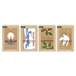 Plus Mark Generation Green Deluxe Christmas Boxed Cards 16 Count Styles May Vary - Each