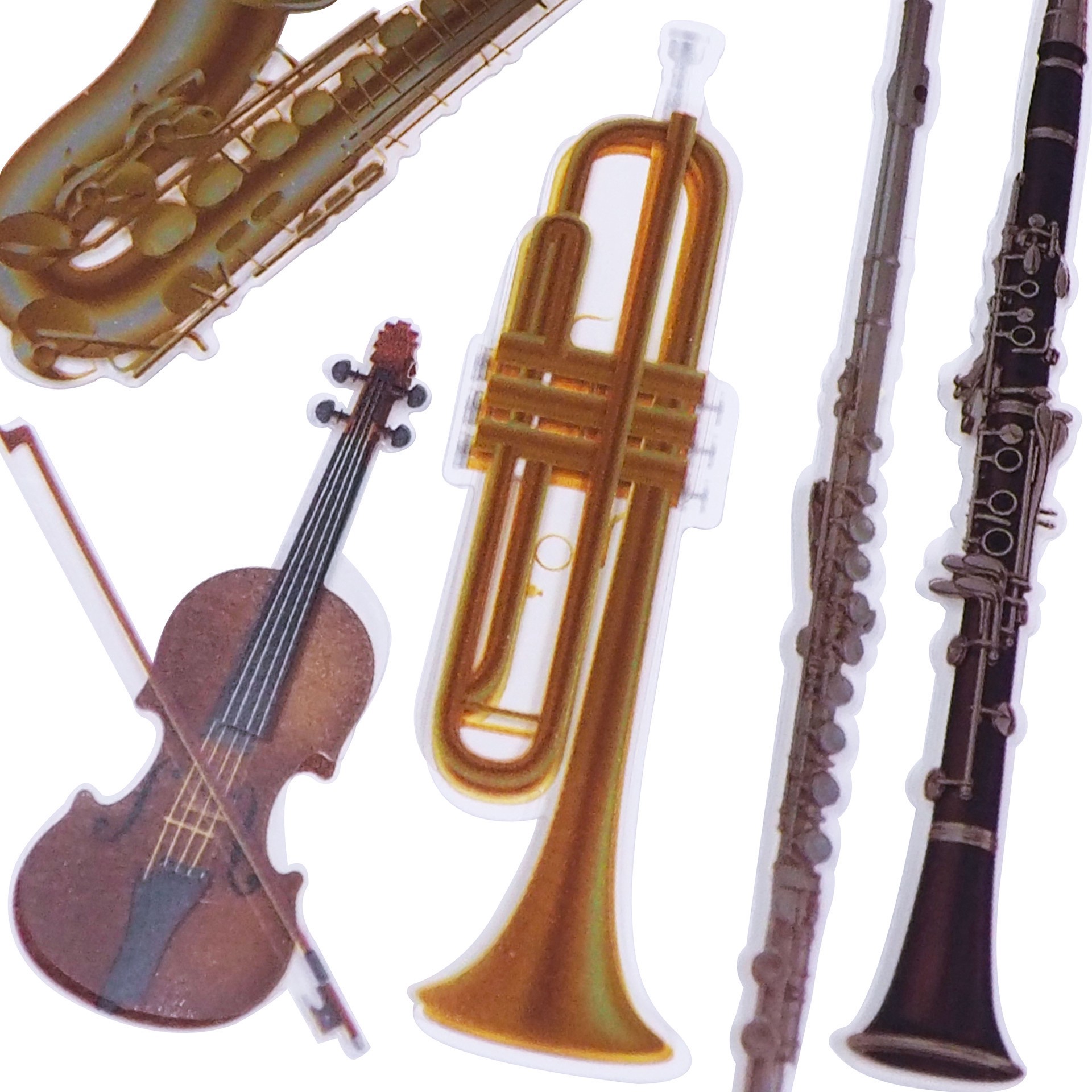 slide 4 of 5, Music Class Stickers By Recollections, 4 in x 8.5 in