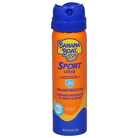 slide 1 of 1, Banana Boat Ultra Sport Clear Sunscreen Spray Spf30 - 1.8 Oz, 1.8 oz