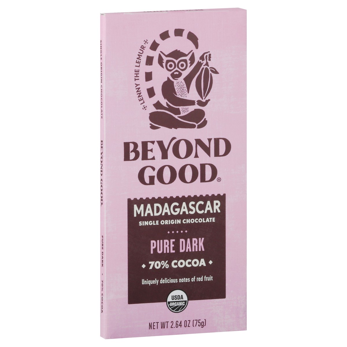 slide 2 of 9, Beyond Good 70% Cocoa Madagascar Pure Dark Chocolate Bar, 2.64 oz