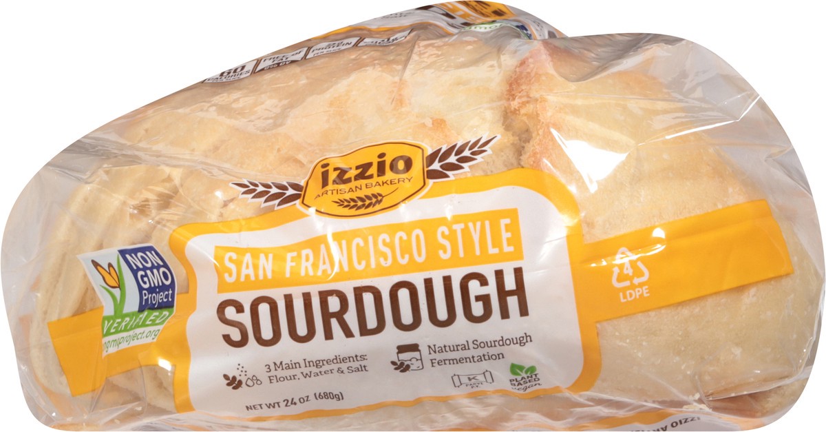slide 5 of 13, Izzio Artisan Bakery Sourdough San Francisco Style Bread 24 oz, 24 oz