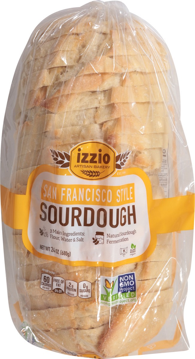 slide 6 of 13, Izzio Artisan Bakery Sourdough San Francisco Style Bread 24 oz, 24 oz