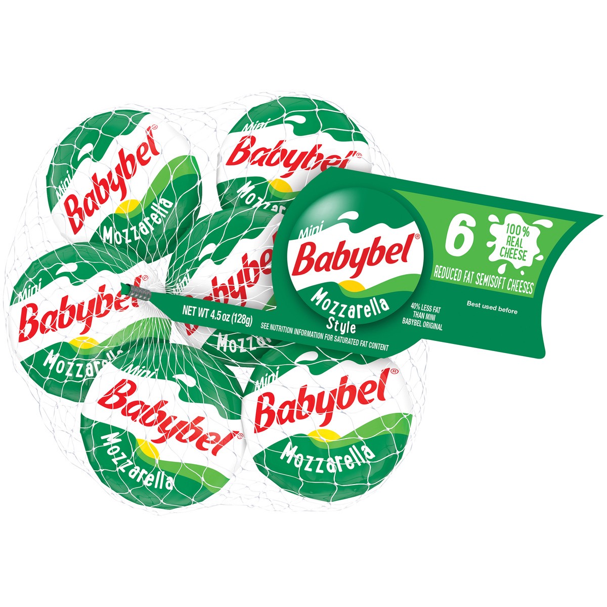 slide 1 of 6, Babybel Semisoft Cheese, 6 ct