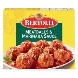 Bertolli Meatballs And Marinara Sauce Made With Beef And Pork Frozen Meal 24 Oz - 24 OZ