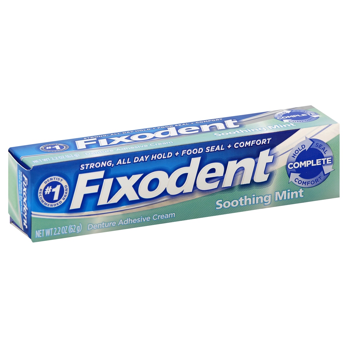 slide 1 of 1, Fixodent Denture Adhesive Cream  , 2.2 oz