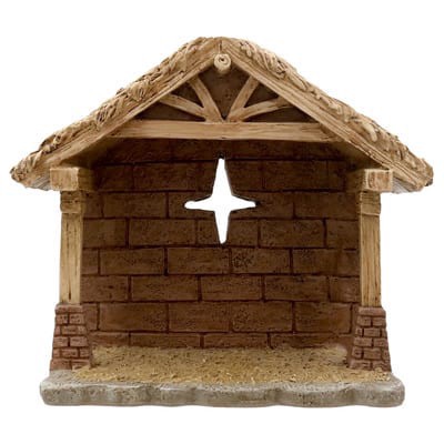slide 1 of 3, Mini Manger Decoration By Ashland, 5 in x 3 in x 6 in