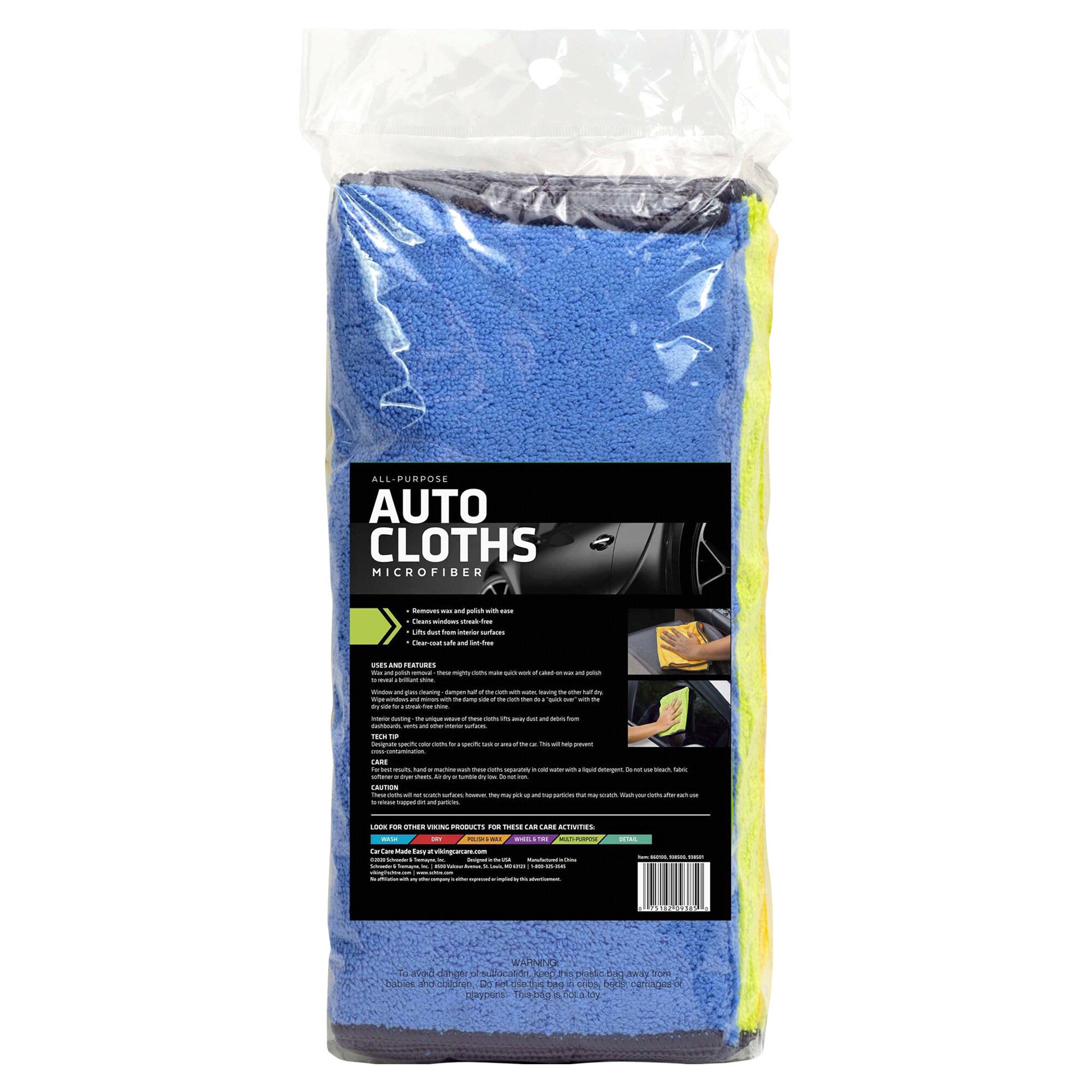 slide 2 of 5, Viking Auto Cleaning Cloth 12Pk, 1 ct