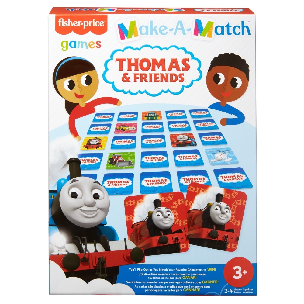 slide 1 of 1, Mattel-Fisher Price Make-A-Match Thomas & Friends Card Game, 1 ct