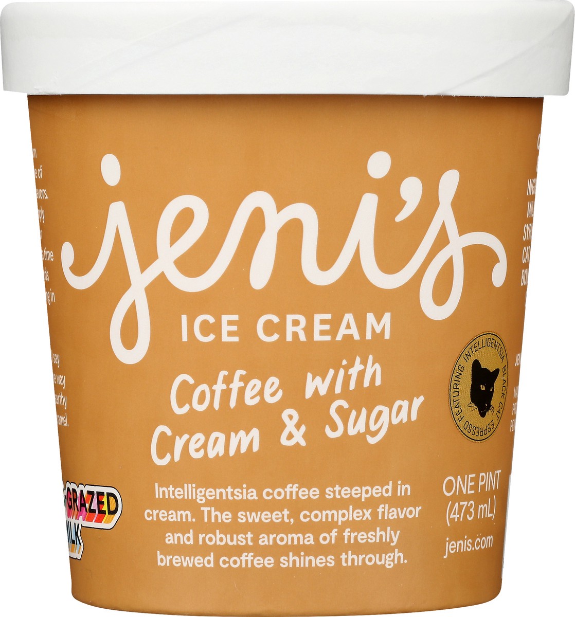 slide 9 of 12, Jeni's Coffee with Cream & Sugar Ice Cream 1 pt, 1 pint