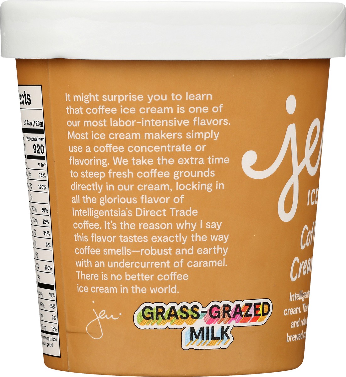 slide 12 of 12, Jeni's Coffee with Cream & Sugar Ice Cream 1 pt, 1 pint