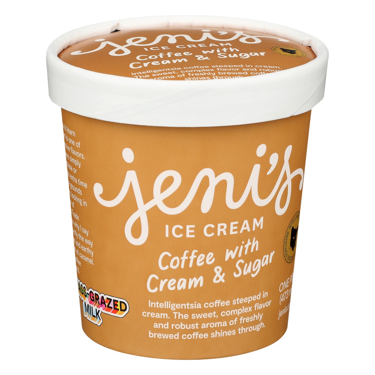 slide 2 of 12, Jeni's Coffee with Cream & Sugar Ice Cream 1 pt, 1 pint