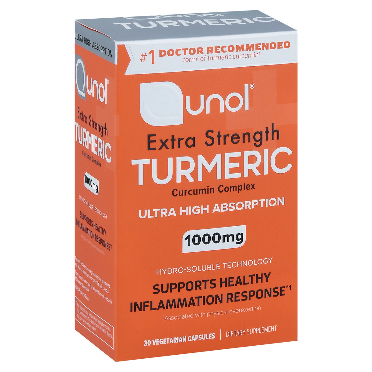 slide 2 of 9, Qunol 1000 mg Extra Strength Turmeric 30 Capsules, 30 ct