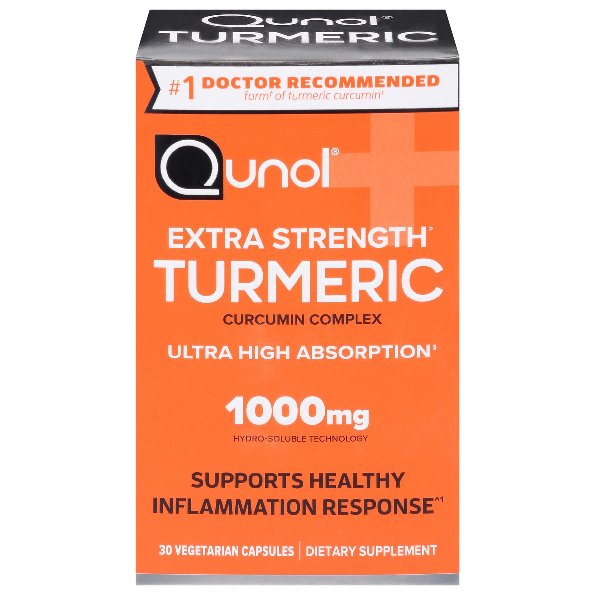 slide 1 of 9, Qunol 1000 mg Extra Strength Turmeric 30 Capsules, 30 ct