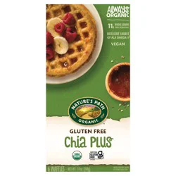 Nature's Path Organic Chia Plus Waffles 7 oz Box