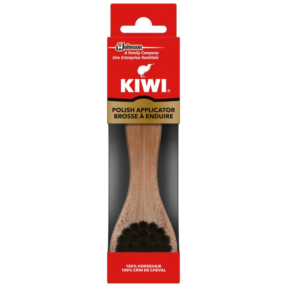 slide 1 of 1, KIWI Polish Horsehair Applicator, 1 ct