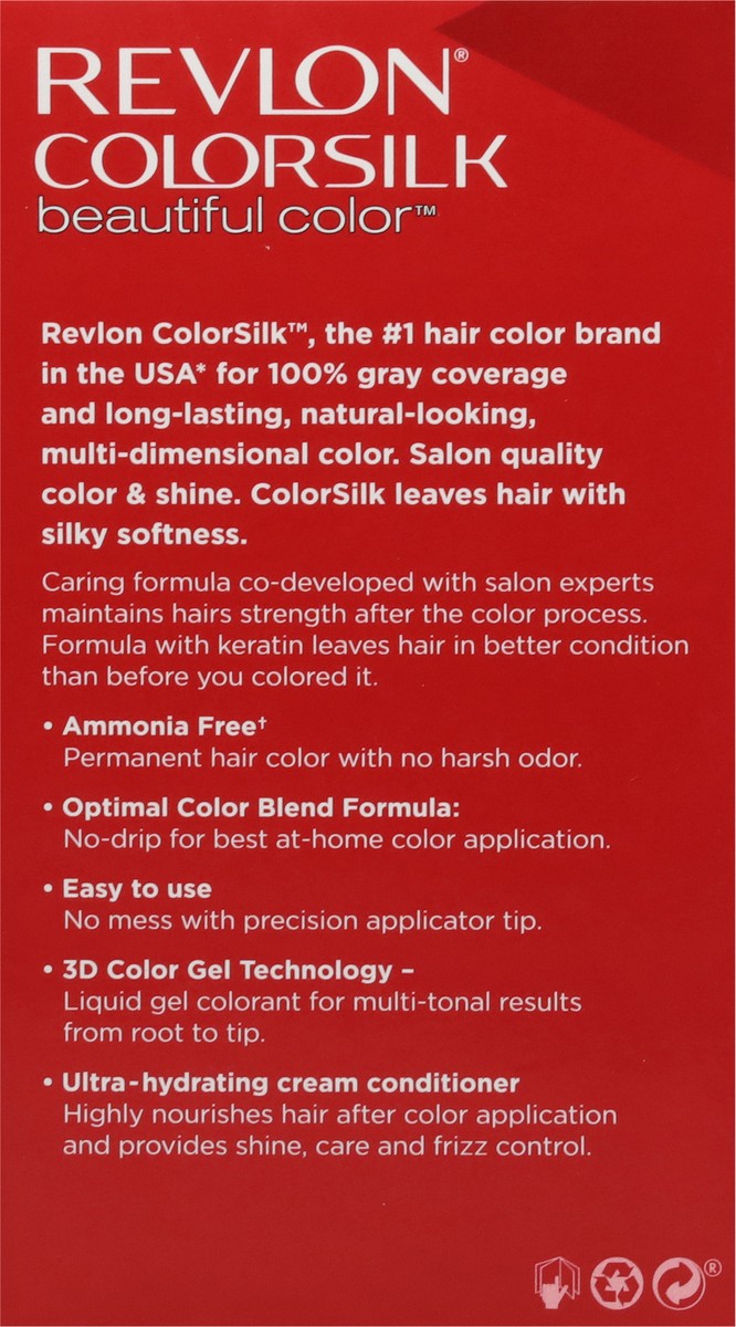 slide 6 of 10, Revlon Colorsilk Beautiful Color Permanent Hair Color, 1 ct