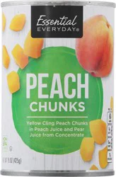 Essential Everyday Peach Chunks in 100% Juice