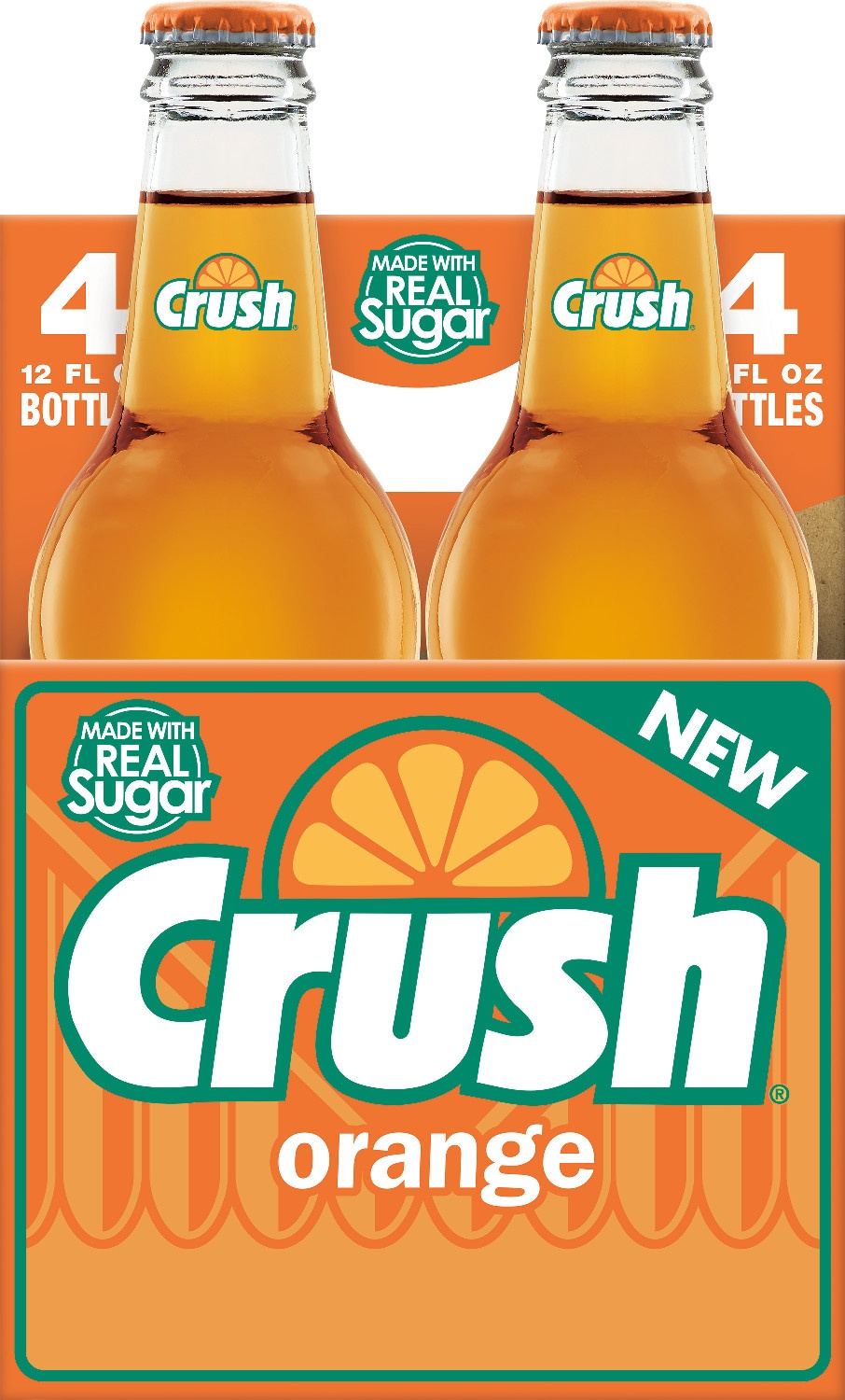 slide 1 of 4, Crush Soda, Orange, 48 oz
