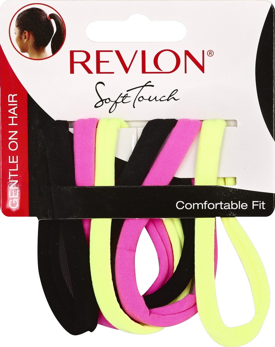 slide 1 of 3, Revlon Hair Ties 6 ea, 6 ct