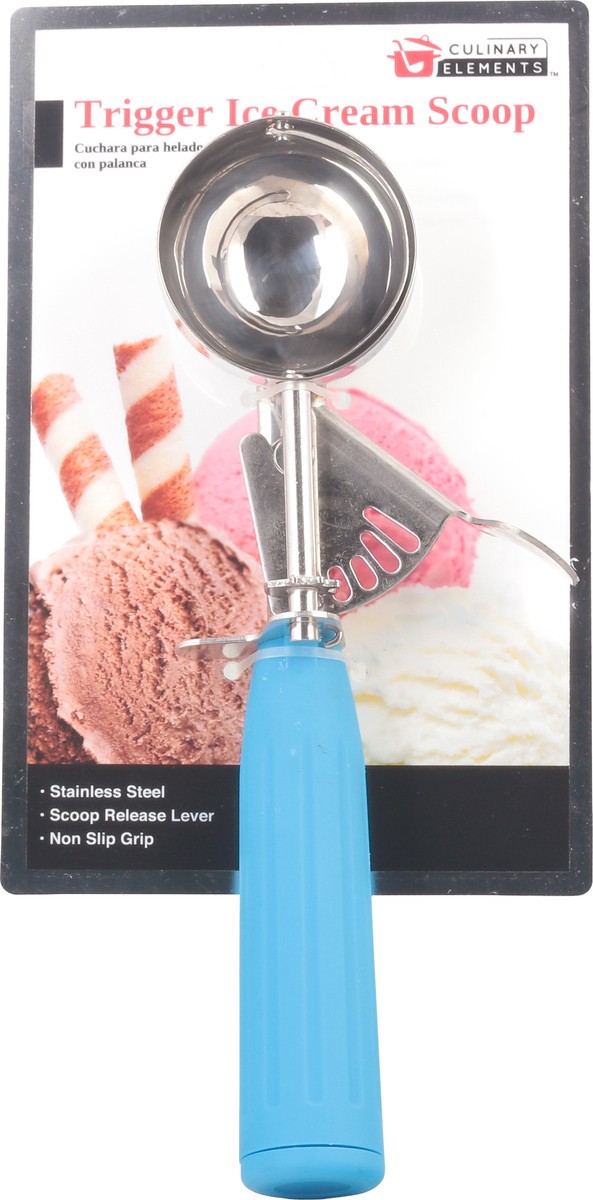 slide 8 of 11, Culinary Elements Trigger Ice Cream Scoop 1 ea, 1 ct