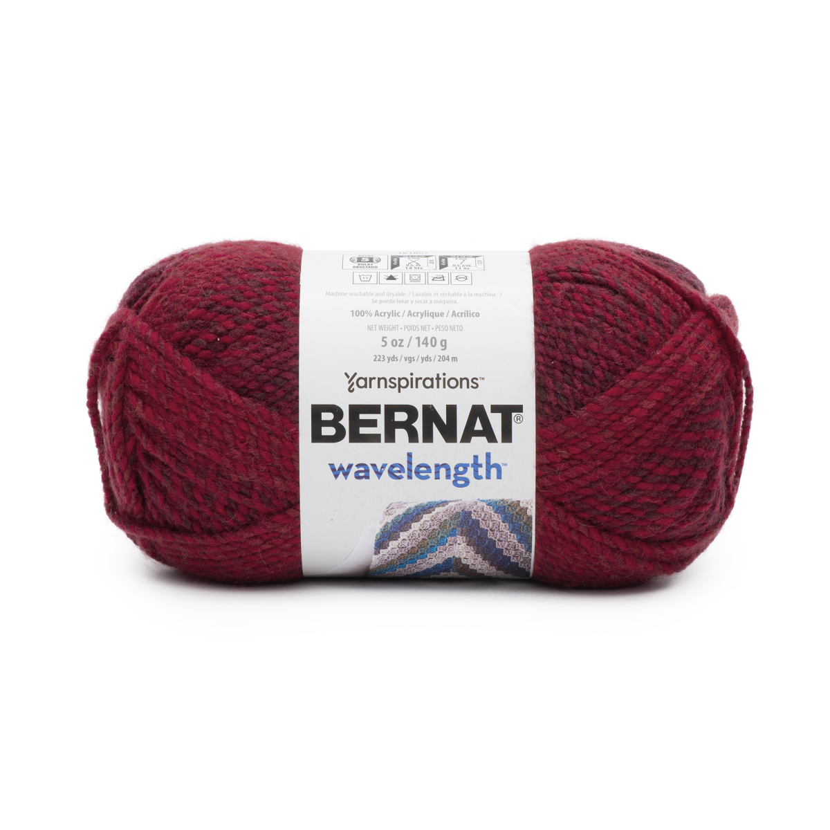 slide 1 of 1, Bernat Yarn Wavelength Ruby, 1 ct
