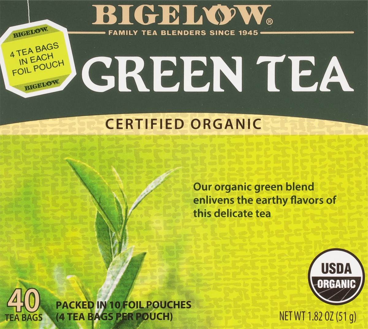 slide 7 of 9, Bigelow Green Tea - 40 ct, 40 ct