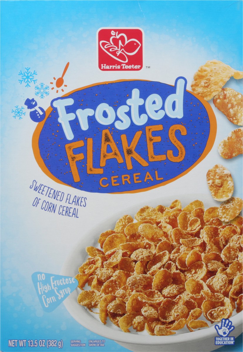 slide 10 of 14, Harris Teeter Cer Frosted Flakes, 13.5 oz