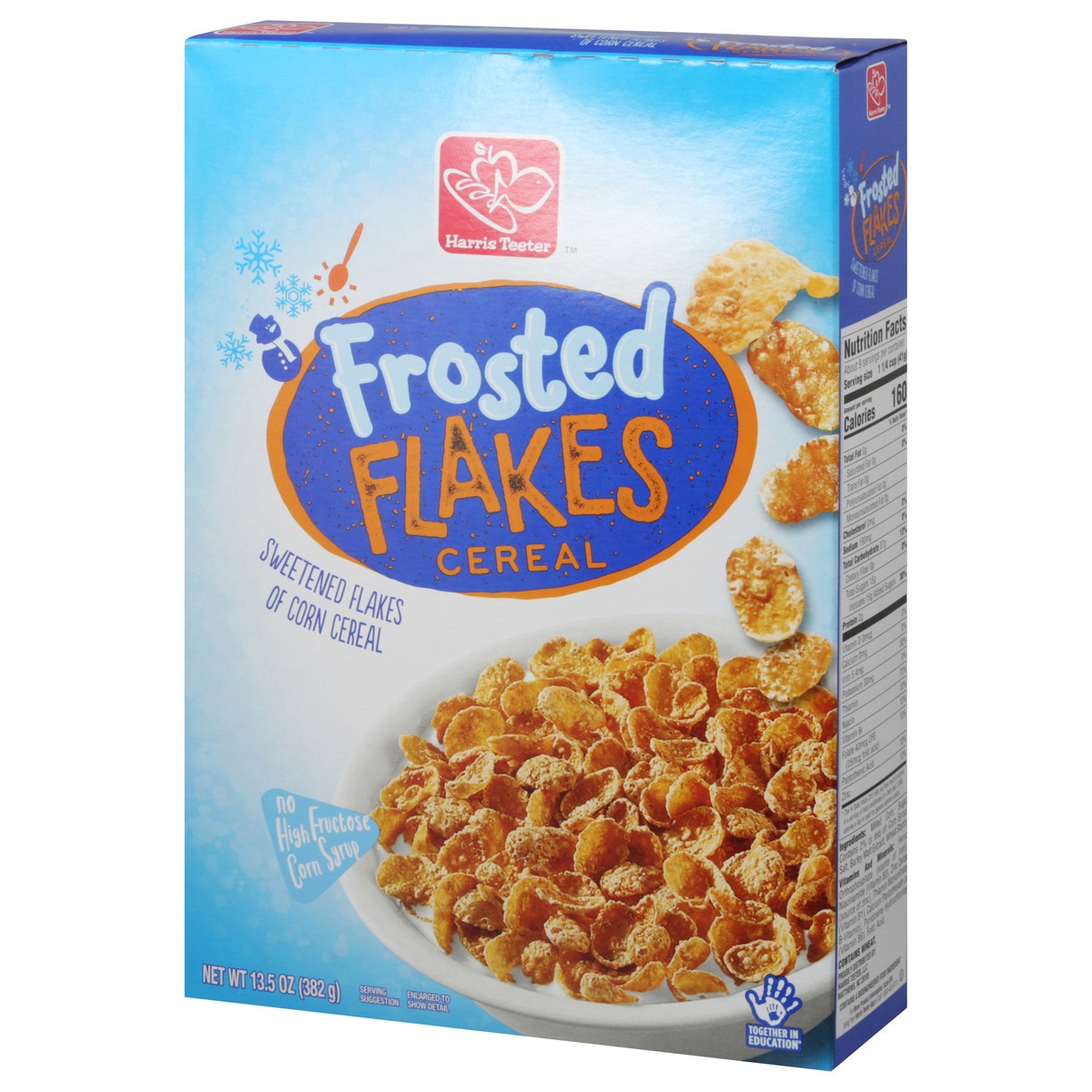 slide 9 of 14, Harris Teeter Cer Frosted Flakes, 13.5 oz