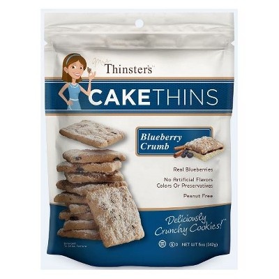 slide 1 of 8, Mrs. Thinster's Mrs. Thinsters Cookie's Blueberry Crumb Cake, 5 oz