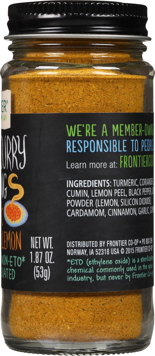 slide 8 of 9, Frontier Co-Op with Turmeric, Coriander & Lemon Indian Curry Seasoning 1.87 oz, 1.87 oz