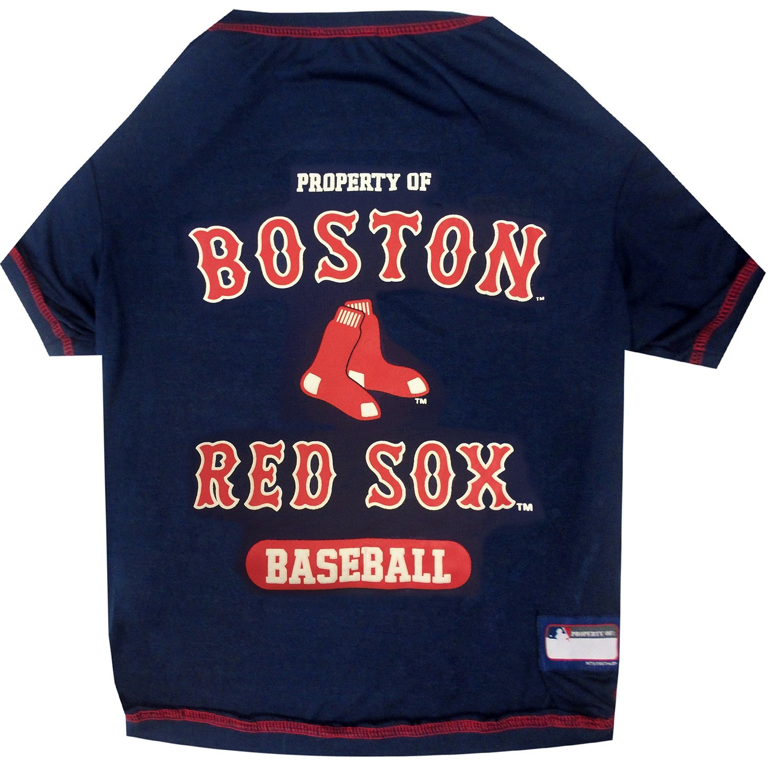 slide 1 of 1, Pets First Boston Red Sox T-Shirt, MED