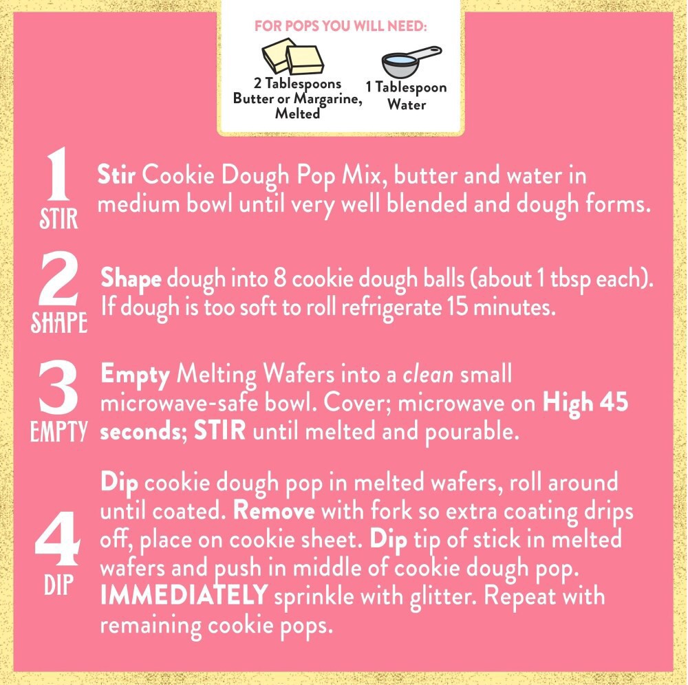 slide 2 of 6, Betty Crocker Wkd Reveal Ckie Dgh Pops Kit, 9.2 oz