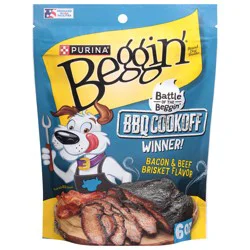 Beggin'' Purina Beggin’ Strips Bacon and Beef Brisket Flavor Treats for Dogs