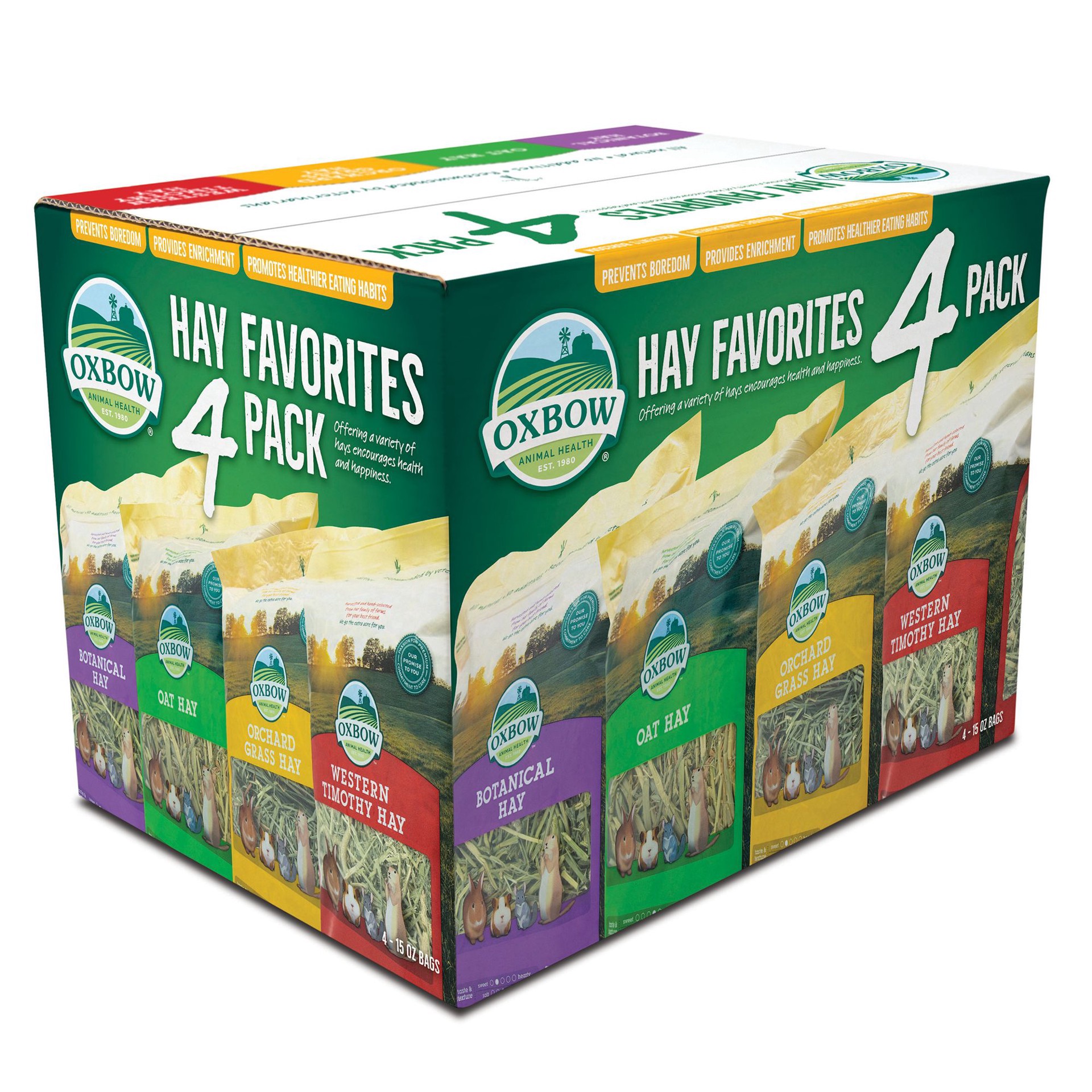 slide 1 of 1, Oxbow Hay Favorites - 4 Pack, 1 ct