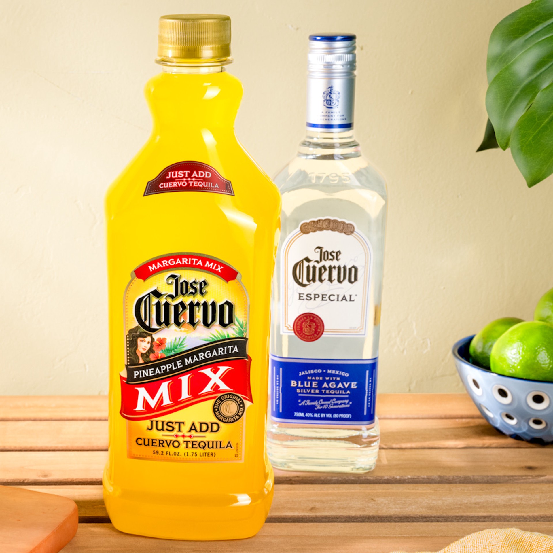 slide 8 of 10, Jose Cuervo Margarita Mix Pineapple - 1.75 L, 59.2 fl oz