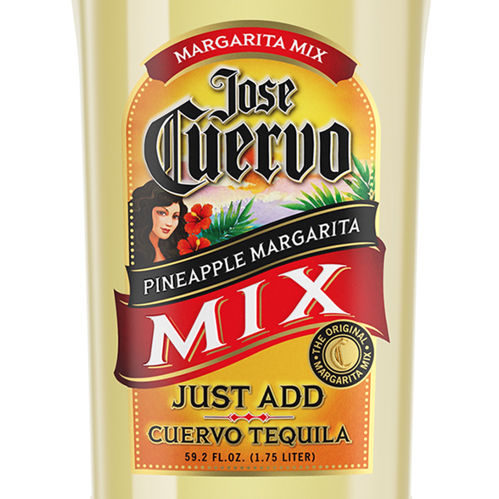 slide 9 of 10, Jose Cuervo Margarita Mix Pineapple - 1.75 L, 59.2 fl oz