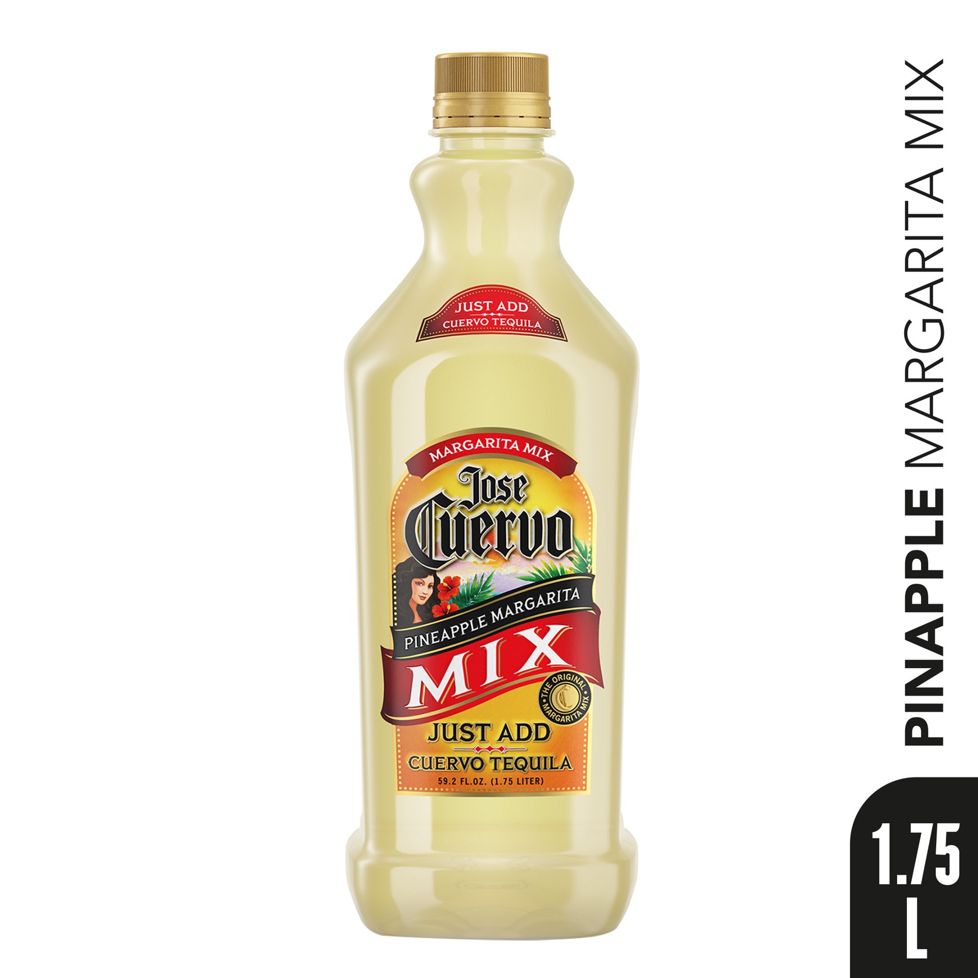 slide 4 of 10, Jose Cuervo Margarita Mix Pineapple - 1.75 L, 59.2 fl oz