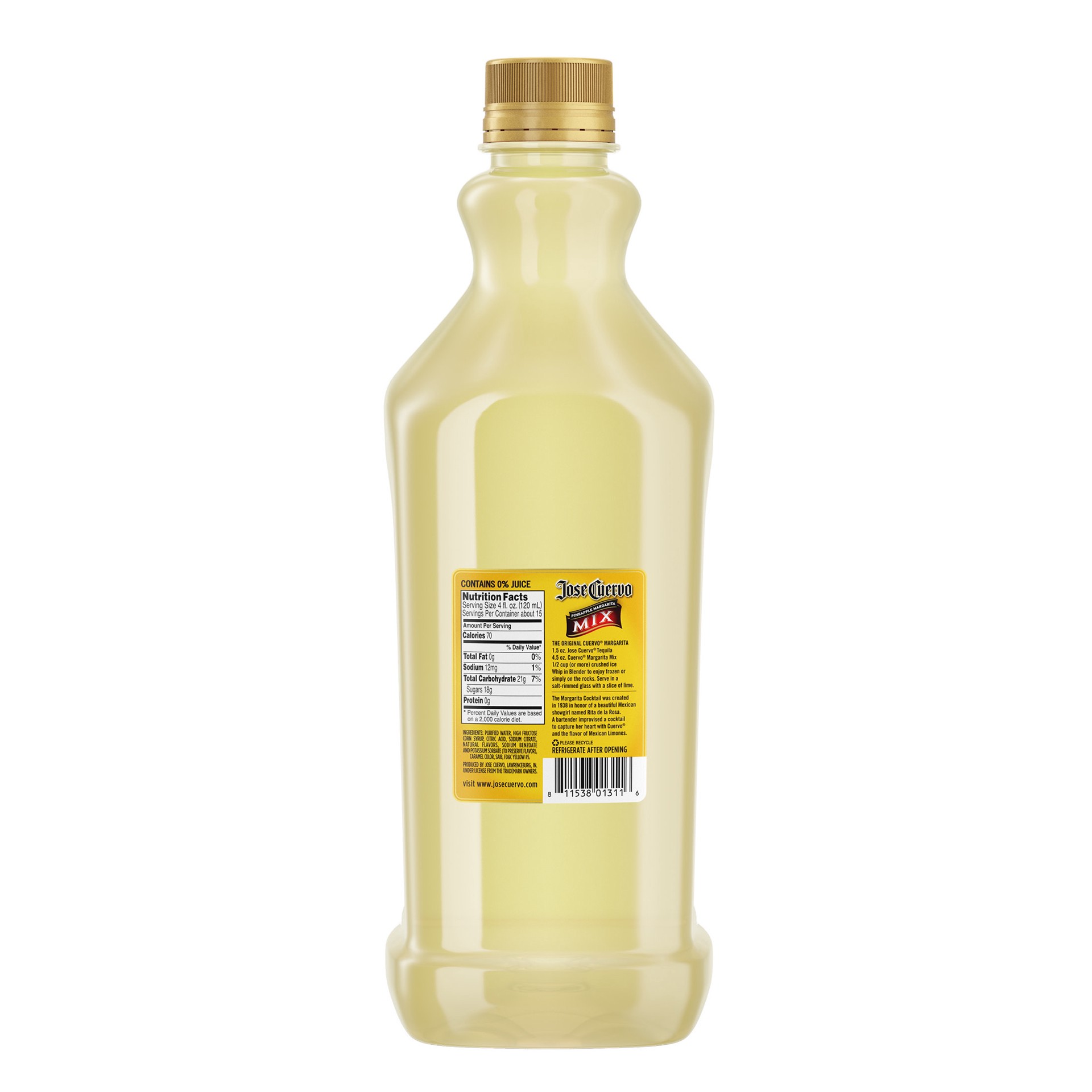 slide 6 of 10, Jose Cuervo Margarita Mix Pineapple - 1.75 L, 59.2 fl oz