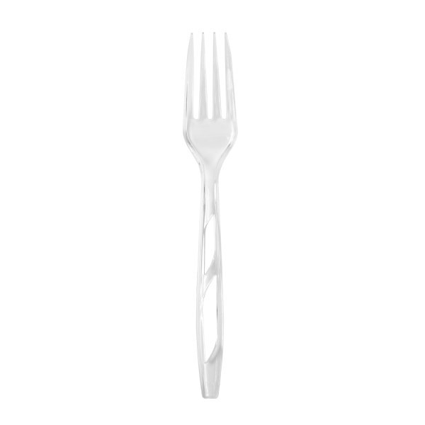 slide 4 of 4, Highmark Heavy-Duty Plastic Cutlery, Premium, Clear, Pack Of 150 Utensils, 150 ct