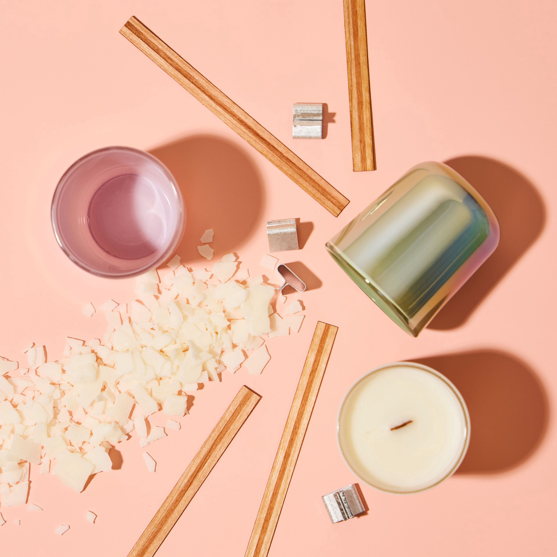 slide 2 of 3, Crackling Wood Wicks By Make Market, 6ct., 6 ct