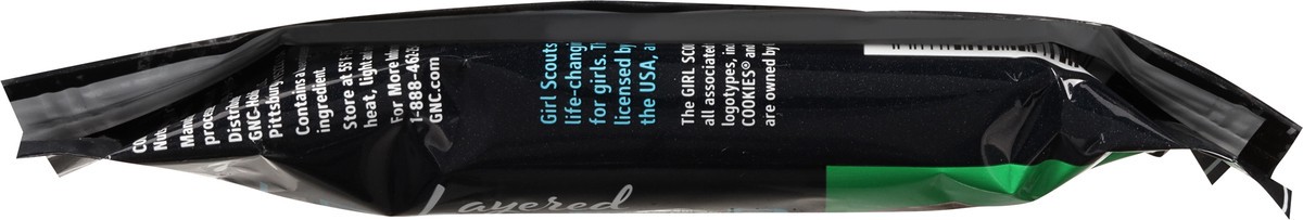 slide 9 of 13, GNC Total Lean Layered Girl Scout Thin Mints Lean Bar 1.55 oz, 1.55 oz