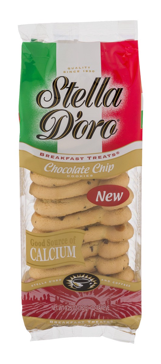 slide 1 of 9, Stella d'Oro Breakfast Treats Chocolate Chip Cookies, 9.25 oz